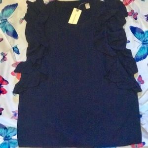 Anthropologie Knitted and Knotted Flutter Tank